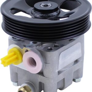 NewYall 2.5L Power Steering Pump with Pulley for Subaru Legacy Outback 2000-2004, Baja 2003-2006