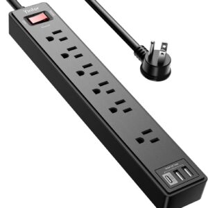 6Ft Power Strip Surge Protector - Yintar Extension